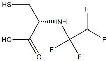 (S)-(1,1,2,2-TETRAFLUOROETHYL)-L-CYSTEINE Struktur