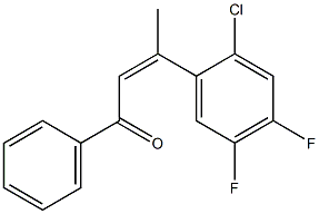 2-Chloro-4,5-difluorohypnone Struktur