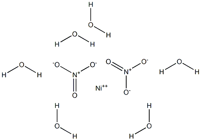 Nickel(II) nitrate hexahydrate Struktur