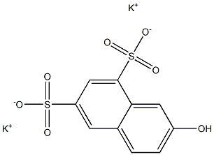 2-naphthol-6,8-disulfonic acid dipotassium salt Struktur