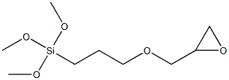 Glycidoxypropyltrimethoxysilane Struktur