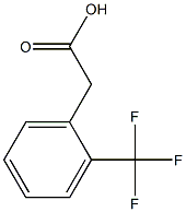 2-trifluoromethylphenylacetic acid Struktur