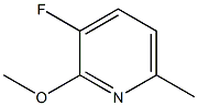 2-Methoxy-3-fluoro-6-methylpyridine Struktur