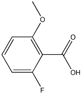 2-fluoro-6-methoxybenzoic acid Struktur