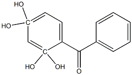 2,2,4,4-tetrahydroxybenzophenone Struktur