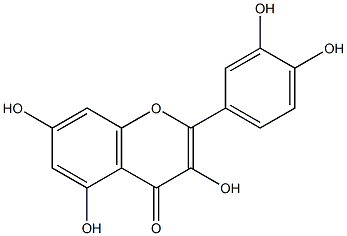 檞皮素, , 結構式