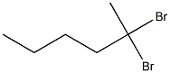 2,2-Dibromohexane Struktur