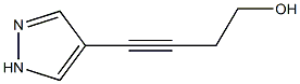 4-(1H-PYRAZOL-4-YL)BUT-3-YN-1-OL Struktur