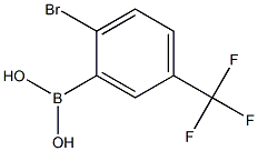 2-Bromo-5-(trifluoromethyl)benzeneboronic acid 97% Struktur