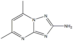 2-Amino-5,7-dimethyl[1,2,4]triazolo[1,5-a]pyrimidine Struktur