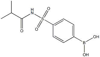 4-(N-Isobutyrylsulphamoyl)benzeneboronic acid Struktur