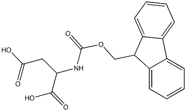 FMOC-L-AMINOSUCCINIC ACID Struktur