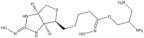 biotin-propylenediamine dioxime Struktur