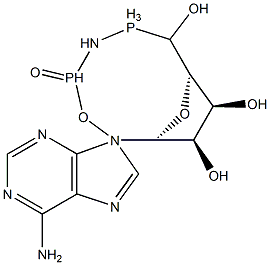 adenosine-5'-phosphorazolide Struktur