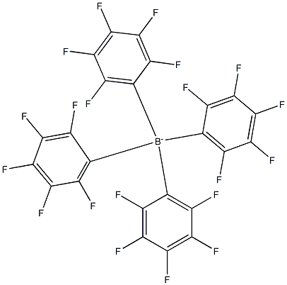 tetrakis(pentafluorophenyl)borate Struktur