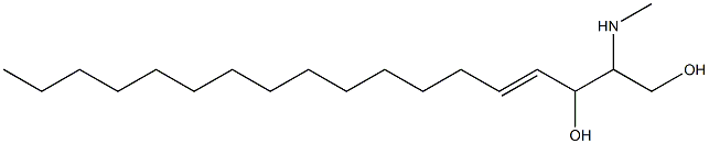 N-methylsphingosine Struktur