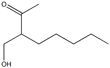 3-(HYDROXYMETHYL)-2-OCTANONE Struktur