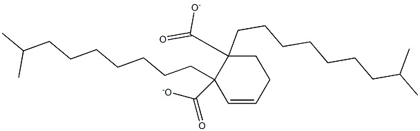 DI-ISO-DECYL-TETRAHYDROPHTHALATE Struktur