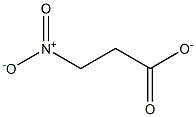 3-NITROPROPIONATE Struktur