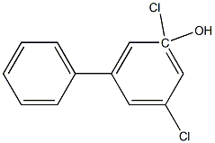 3-HYDROXY-3,5-DICHLOROBIPHENYL Struktur