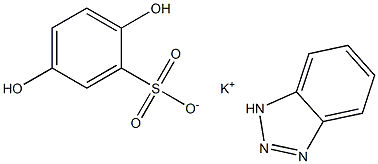 POTASSIUMBENZOTRIAZOLEHYDROQUINONESULPHONATE Struktur