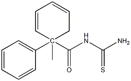 1-METHYL-1-PHENYLBENZOYLTHIOUREA Struktur