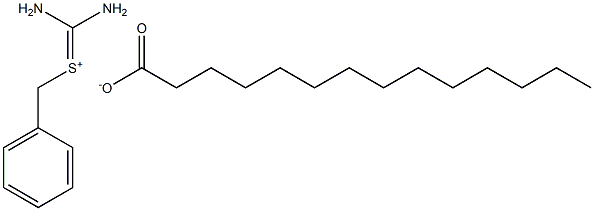 BENZYLTHIOURONIUMMYRISTATE Struktur