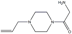 1-(4-Allyl-piperazin-1-yl)-2-amino-ethanone Struktur