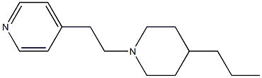 3-[1-(2-Pyridin-4-yl-ethyl)-piperidin-4-yl]propan- Struktur