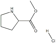 Methyl DL-prolinate hydrochloride Struktur