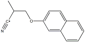 Methyl [2-(naphthalen-2-yloxy)ethyl]cyano- Struktur