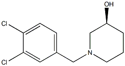 (3S)-1-(3,4-dichlorobenzyl)piperidin-3-ol Struktur