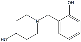 1-(2-hydroxybenzyl)piperidin-4-ol Struktur