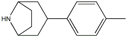 3-(4-methylphenyl)-8-azabicyclo[3.2.1]octane Struktur