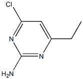 4-chloro-6-ethylpyrimidin-2-amine Struktur