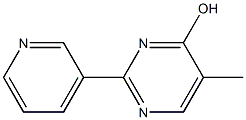 5-methyl-2-pyridin-3-ylpyrimidin-4-ol Struktur