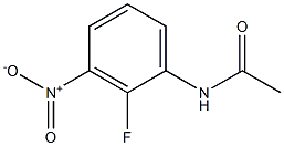 N-(2-fluoro-3-nitrophenyl)acetamide Struktur