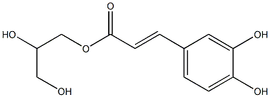 1-O-Caffeoylglycerol Struktur