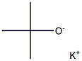POTASSIUM TERT-BUTOXIDE (29% IN IPA) Struktur