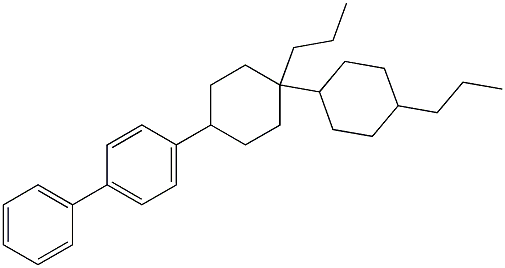 4-(4-PROPYL-CYCLOHEXYL)-4''-(4-PROPYL-CYCLOHEXYL)-BIPHENYL Struktur