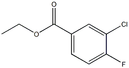 3-CHLORO-4-FLUOROBENZOIC ACID ETHYL ESTER Struktur