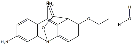 6,9-DIAMINO-2-ETHOXYACRIDINE LACTONE Monohydrate Struktur