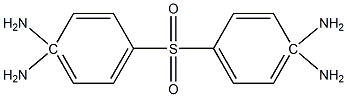 4,4-DIAMINOPHENYL SULFONE Struktur