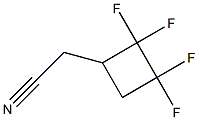 (2,2,3,3-TETRAFLUOROCYCLOBUTYL)ACETONITRILE Struktur