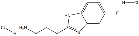 3-(5-FLUORO-1H-BENZOIMIDAZOL-2-YL)-PROPYLAMINEDIHYDROCHLORIDE Struktur