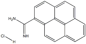 Pyrene-1-carboxamidine, hydrochloride Struktur