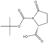 (R)-1-BOC-5-CARBOXY-2-PYRROLIDINONE Struktur