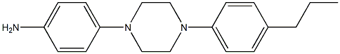 1-(4-PROPYL PHENYL)-4-(4-AMINOPHENYL )PIPERAZINE Struktur