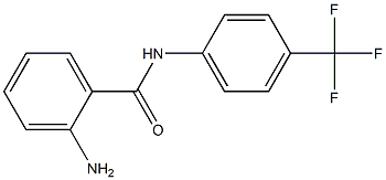 2-AMINO N-(4-TRIFLUOROMETHYL PHENYL)BENZAMIDE Struktur