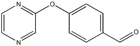 4-(2-pyrazinyloxy)benzenecarbaldehyde Struktur